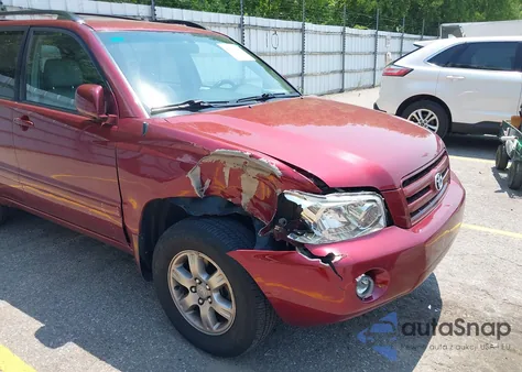 2007 Toyota Highlander V6 from USA, damaged, VIN JTEEP21A470229436